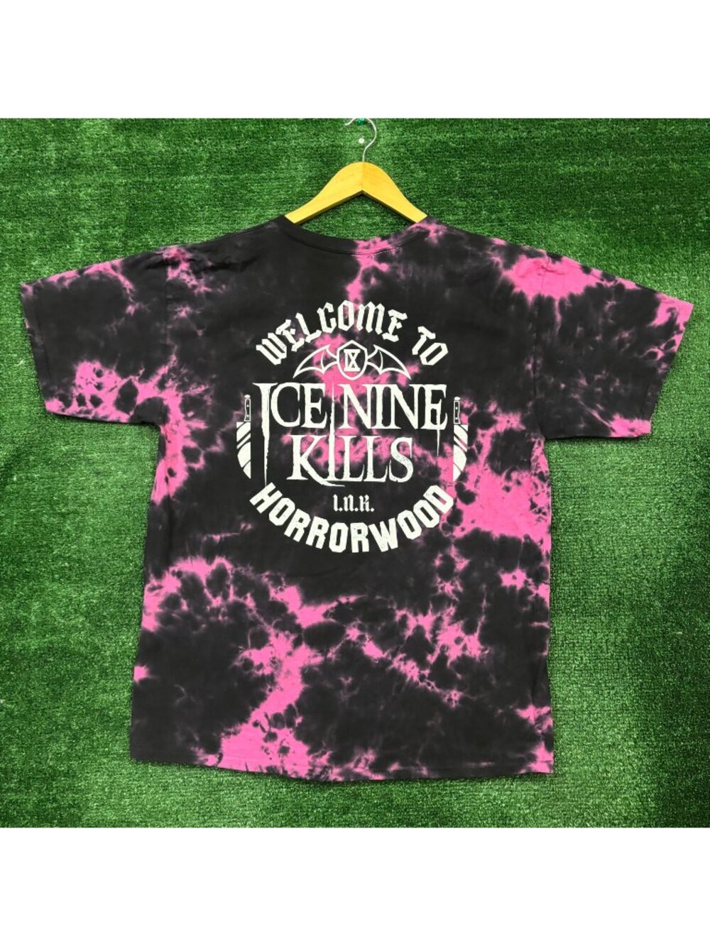 Ice Nine Kills Welcome to Horrorwood Heavy Metal Band Tie-Dye T-Shirt XL